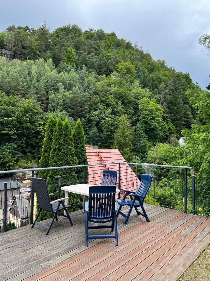 Pension Alpenrose Bad Schandau Exteriör bild